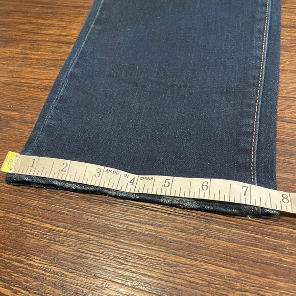 NWT Liverpool Men's 28x30 Relaxed Straight Jean Stretch Vinny Dark Wash Denim - Picture 7 of 10